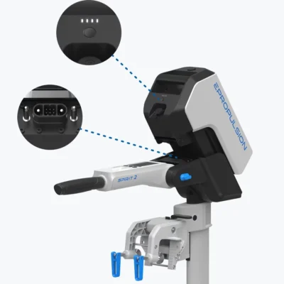 ePropulsion Spirit 2, Quick Connect System für die Batterie