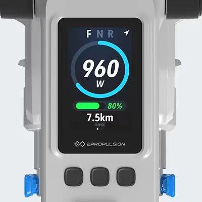 ePropulsion Spirit 2, Display Pinne